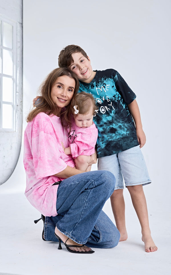 KIDS - TIE DYE BLUE