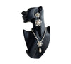 Crystal Pearl Universe - Galaxy Flower Nebula Earrings