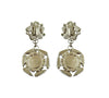 Crystal Pearl Universe - Galaxy Flower Nebula Earrings