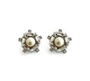 Crystal Pearl Universe - Galaxy Flower Stud