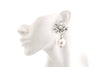 CRYSTAL ASTERI DAISY PEARL DROP