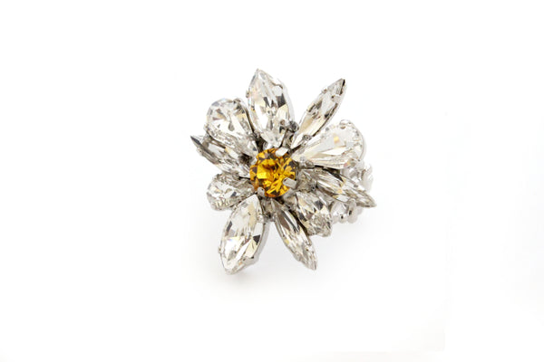 CRYSTAL DAISY RING